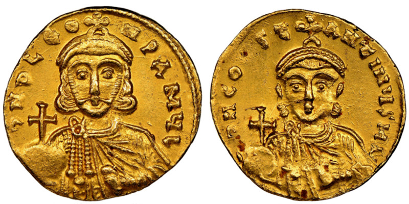 Leo III the Isaurian (AD 717-741), with Constantine V